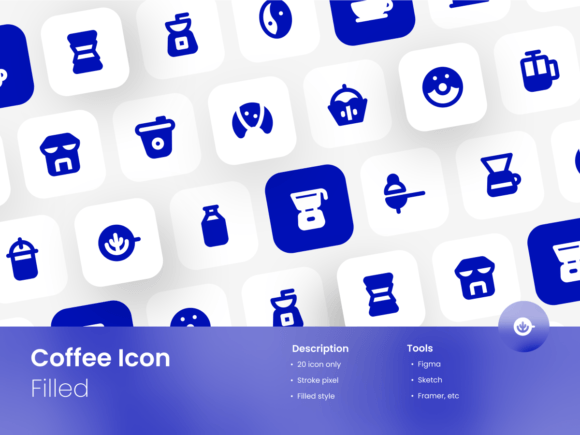 Elevate Your Coffee-Themed Designs with a Premium Icon Set