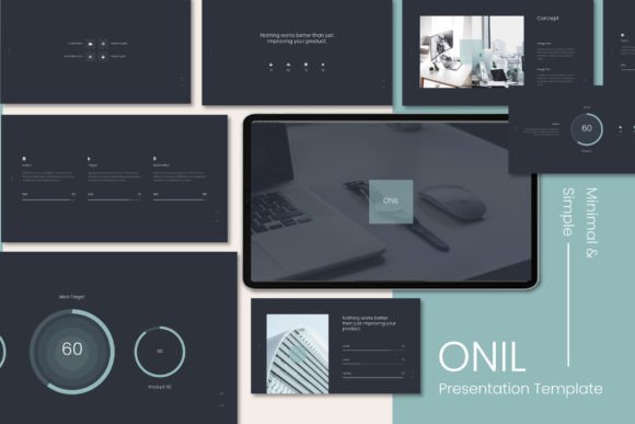 ONIL Minimal Simple Google Slides Template: A Modern Design Foundation