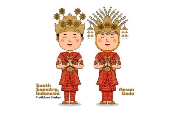 South Sumatra Ethnic Cloth: A Modern Vector Asset for Creative Branding