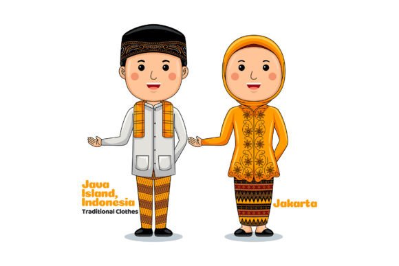 The Power of Vector Illustration: Unlocking Jakarta Traditional Cloth Welcome 01 for Modern Branding