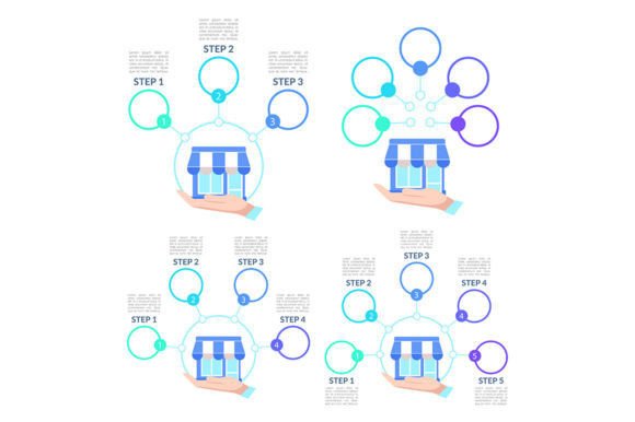 The Small Shop Infographic Chart Set: Visual Tools for Clear Communication