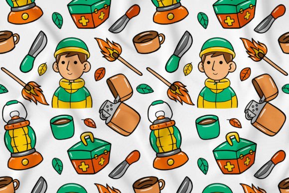 The Strategic Value of Climber Kawaii Doodle Seamless Pattern 2 for Modern Creators